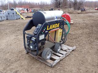 Landa Cleaning Systems Model LG2530G.1 3000PSI Pressure Washer C/w Subaru 7.0 EX21 Premium Engine And Landa Surefire Oil Burner. Showing 436hrs. SN 110662 *Note: Missing Parts, Running Condition Unknown*
