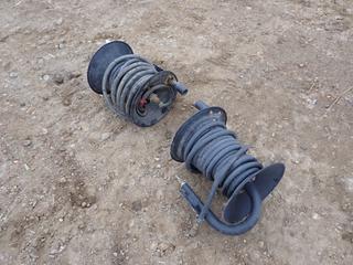 (2) 10in Hose Reels C/w Hose