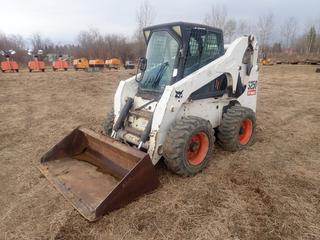 2006 Bobcat S250 Skid Steer loader C/w 68in Bkt, Hyd Quick Coupler, Aux Hydraulics, A/C Cab, Kubota VS3300 Diesel Engine, Hand and Foot Controls, Showing 4497 Hours. SN 530913615 
