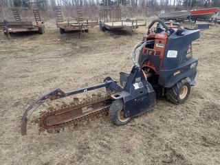 2007 Ditch Witch R300 Trencher C/w Kohler Model CH7505 747cc Gas Engine, 56in Trencher, 18 X 9.50-8 Rear And 16 X 6.50-8 Front Tires. Showing 384hrs. SN CMW1TRIXC80000130