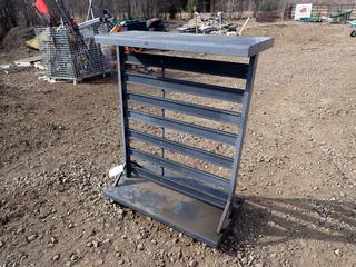 37in X 19in X 4ft Portable Merchandise Stand
