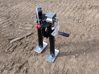 Black Diamond FJ-530 2000lb Cap. 15in Trailer Jack C/w Black Diamond FJ-540 Trailer Jack *Unused*