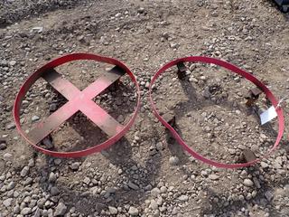 (2) Barrel Carts *Note: (1) Bent*