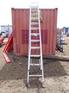 Louisville 24ft Extension Ladder *Note: Dent On Side*