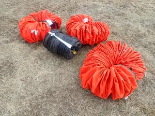 Qty Of (3) Norsman 12in Heater Socks C/w (1) Hitex 12in Air Flow Hose***