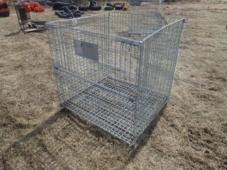 44in X 44in X 4ft Collapsible Crate