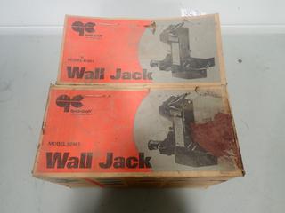 (2) Qual-Craft Model 2601 1000lb Cap. Wall Jacks *Unused*
