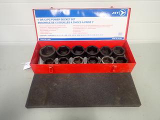 JET 1in Dr 12-Piece Power Socket Set