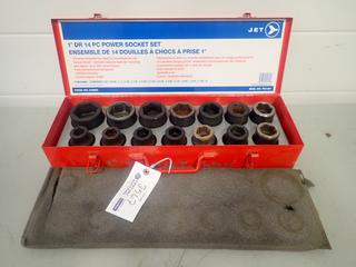 JET 1in Dr 14-Piece Power Socket Set
