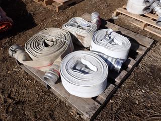 Qty Of (4) 4in Discharge Hose *Unused*