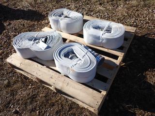 Qty Of (4) 4in Discharge Hose *Unused*