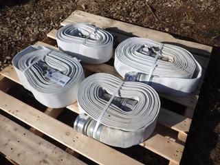 Qty Of (4) 3in Discharge Hose *Unused*