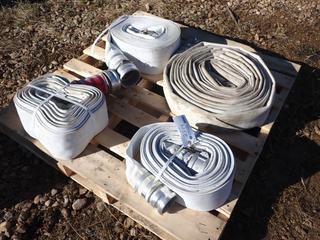 (2) 4in And (2) 3in Discharge Hose 