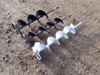 (2) STIHL 8in Ice Augers C/w STIHL 10in Ice Auger
