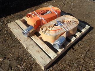 (2) Coldflex 150PSI 4in Discharge Hose *Unused*
