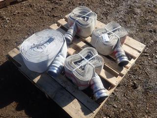 Qty Of (4) 4in Discharge Hose *Unused*