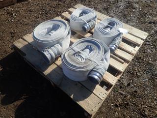 (2) 4in And (2) 3in Discharge Hose *Unused*