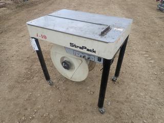 StraPack I-10 110V Semi-Automatic Nylon Strapping Machine. SN 12008412902