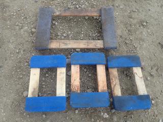 Qty Of (3) 18in X 12in And (1) 30in X 18in Furniture Dollies
