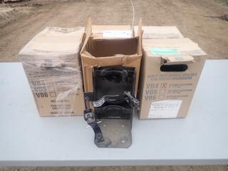 Qty Of (6) Heavy Duty Vehicle Fire Extinguisher Brackets *Unused*