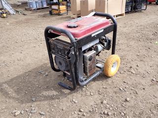 Briggs & Stratton Pro 4000 120/240V Generator C/w Vanguard 7.5hp Engine. Showing 682hrs. SN 1010851818 *Note: Dent On Top*