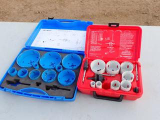 Blu-Mal Hole Saw Kit C/w Jet Electricians Master Holesaw Kit *Note: Missing Mandrel Adapter And 3/8in Hex Mandrel*