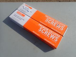 (2) Boxes Of PAM #8 X 1 3/4in Premium Collated Screws
