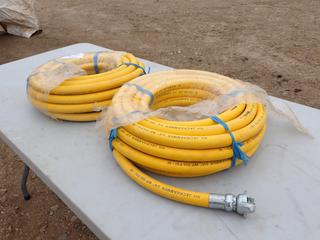 (2) NH Jackhammer 3/4in WP 300PSI Air Hoses *Unused*