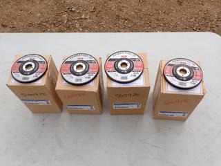 (2) Boxes Of Scepter 4 1/2in X 1/4in X 1/8in And (2) Boxes Of 5in X 1/4in X 1/8in Grinding Discs