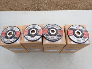 (2) Boxes Of Scepter 4 1/2in X 1/4in X 1/8in And (2) Boxes Of 5in X 1/4in X 1/8in Grinding Discs