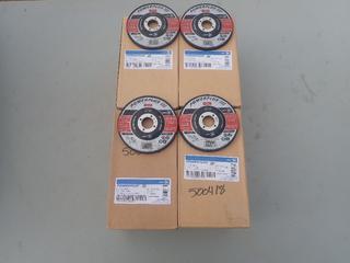 Qty Of (4) Boxes Of Power Plus III 4 1/2in X 1/4in X 7/8in Grinding Discs