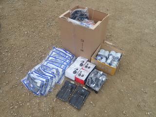 Qty Of Hard Hats, Ear Muffs, Faceshields, Kuny's Tool Holder And Safety Glasses