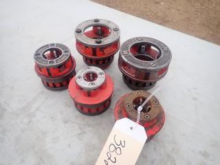 Ridgid 1/2in, 3/4in, 1in And 2 X 2in Threader Heads