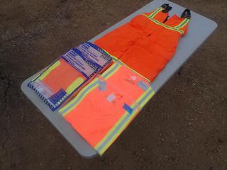 (2) North Size Large Reflective T-Shirts C/w (2) STIHL Size XL T-Shirts And (1) Pair Of Size Med Insulated Bibs
