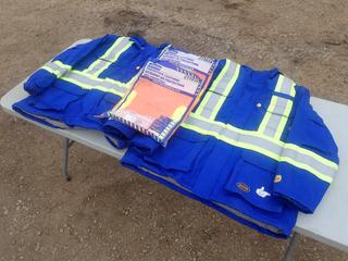 (2) North Size Large Reflective T-Shirts C/w (1) Size Large And (1) Size XL Winter Coats