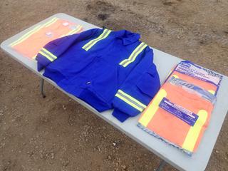 (2) North Size Large Reflective T-Shirts C/w (2) STIHL Size XL Reflective T-Shirts And (1) Size 2XL Winter Coat