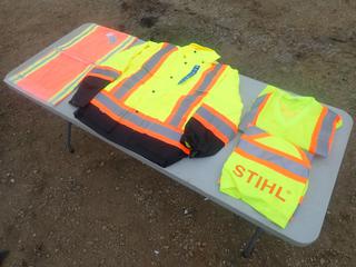 (2) North Size XL And (1) 2XL Reflective Ventilated T-Shirts C/w (1) Forcefield Size Large Parka