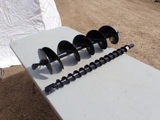 (1) STIHL 8in Earth Auger Bit C/w (1) STIHL 2in Earth Auger Bit *Unused*