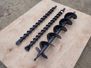 General 6in STIHL Earth Auger C/w (2) STIHL 2in Earth Augers *Unused*