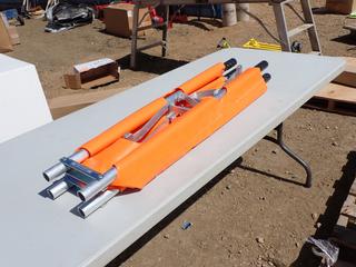 Double Fold Emergency Stretcher *Note: Tear In Material*