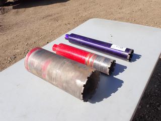 (1) 3in, (1) 3.5in And (1) 6in Coring Bits