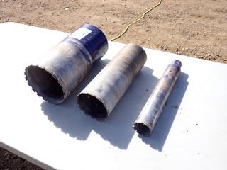 (1) 2.5in, (1) 5in And (1) 7in Coring Bits
