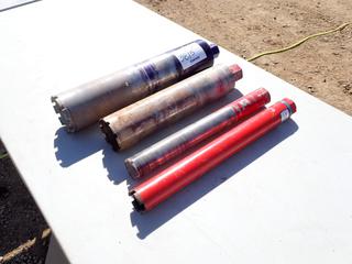 (1) 3.5in,(1) 4in And (2) 2in Coring Bits