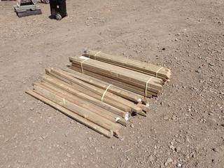Qty Of 42in Wolmanized Balusters