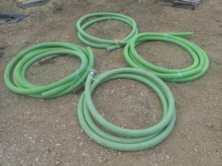 Qty Of (4) 2in Suction Hoses *Note: Some Missing Fittings*