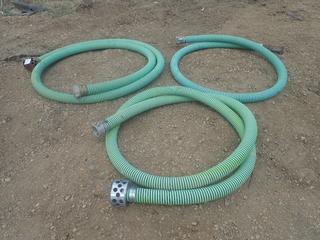 Qty Of (3) 3in Suction Hose