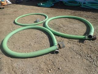 (2) 4in And (1) 3in Suction Hose