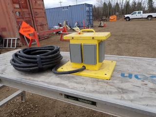 Dandy Model SF-3GFI 120/240V Single Phase Power Distribution Center C/w Power Cable. SN 07-1657