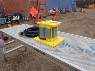 Dandy Model SF-3GFI 120/240V Single Phase Power Distribution Center C/w Power Cable. SN 07-2383