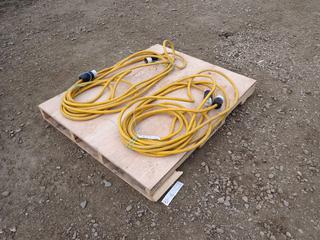 (2) Connector Cords To Fit Portable Power Distribution Centers